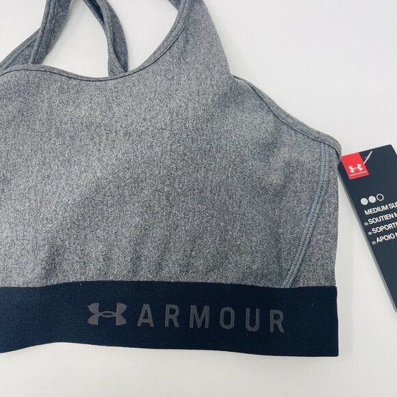 Under Armour Womens XL Cross-Back Medium-Support Compression Sports Bra $35 2104 - Picture 3 of 8